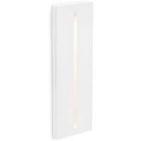 Netlighting Plas LED 1 Light Indoor Recessed Wall Light White Plaster
