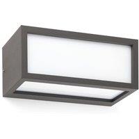 Netlighting Tejo 1 Light Outdoor Wall Light Dark Grey IP54 E27