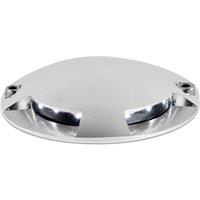 Netlighting Keenan LED FourWay Outdoor Wall Floor Light Nickel IP67 in Grey