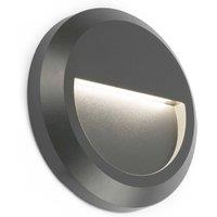 Netlighting Grant LED Outdoor Wall Light Dark Grey IP65