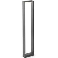 Netlighting Alp LED Outdoor Tall Bollard Light Dark Grey IP54