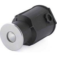 Netlighting Taro LED Recessed Outdoor Ground Light Matt Nickel IP67 in Grey