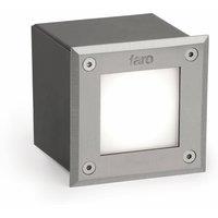 Netlighting LED Square Recessed Outdoor Ground Light Matt Nickel IP67 in Grey