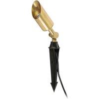 Netlighting Andy Outdoor Satin Gold Spike Lamp IP65 GU10