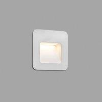 Netlighting Nase LED Outdoor Recessed Wall Light White IP44