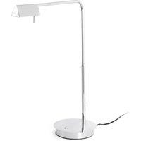 Netlighting Academy LED Dimmable Table Lamp Chrome in Grey