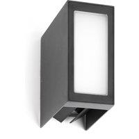 Netlighting Log LED Outdoor Wall Light White Dark Grey IP54