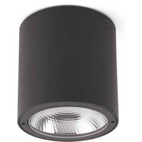 Netlighting Goz LED Outdoor Surface Mounted Ceiling Light Dark Grey IP54