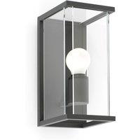 Netlighting Nala 1 Light Outdoor Wall Lantern Dark Grey IP54 E27