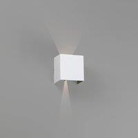Netlighting Olan Outdoor LED Up Down Wall Lamp White 6W 3000K IP54