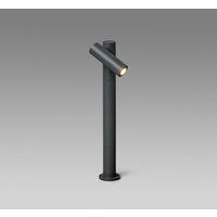 Netlighting Spy Outdoor LED Bollard Spotlight Lamp Dark Grey 6W H430 IP65
