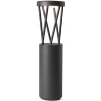 Netlighting Twist Outdoor Led Dark Grey Bollard Pedestal Lamp 10W 3000K IP65