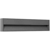 Netlighting Grada Outdoor Surface Mounted LED Wall Lamp Dark Grey 12W 3000K IP54