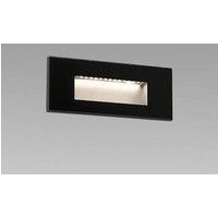 Netlighting Dart Outdoor LED Recessed Wall Light Black 5W 2700K IP65