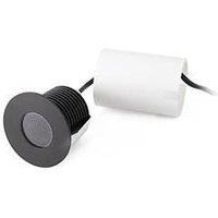 Netlighting Grund Outdoor LED Recessed Ground Lamp Anodized Black 7W 3000K IP67