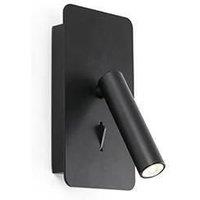 Netlighting Suau LED Reading Light Black with Usb 3W