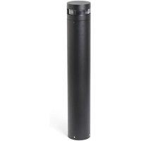 Netlighting Bast Integrated LED Bollards Outdoor Ground Light Black 3000K IP65