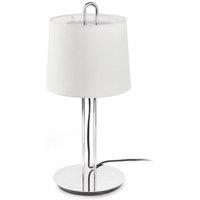 Netlighting Montreal Table Lamp Round Tapered White E27