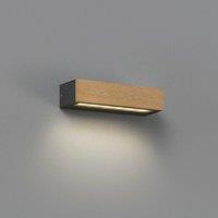Netlighting Lako Led Outdoor Wood Wall Lamp IP65 in Brown