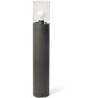 Netlighting Kila Dark Grey Beacon Bollard Lamp 70cm Transparent IP65