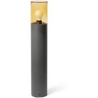 Netlighting Kila Dark Grey Beacon Bollard Lamp 70cm Amber 3000K IP65