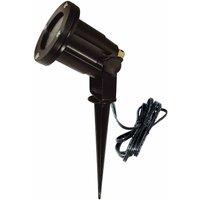 Netlighting Tono 1 Light Outdoor Spike Light Black IP44 GU10