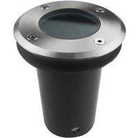 Netlighting Ringo 1 Light Recessed Outdoor Ground Light Stainless Steel IP67 in Grey