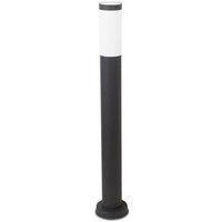 Netlighting Koral 1 Light Outdoor Bollard Light Urban Grey IP55