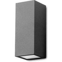 Netlighting Cube 2 Light Outdoor Wall Light Black IP44