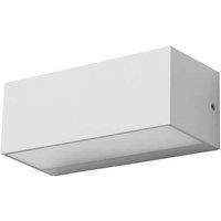 Netlighting Ara 1 Light Outdoor Wall Light White IP65
