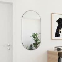 Berkfield Home Mirror 100x50 cm Glass in White