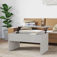 Berkfield Home Coffee Table Concrete Grey 80x50.5x41.5 cm Engineered Wood