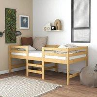 Berkfield Home Bed Frame 90x200 cm Solid Wood Pine in Brown