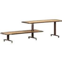 Berkfield Home TV Cabinet 160x30x40 cm Solid Mango Wood in Brown | Size: 160 x 30 x 40 cm