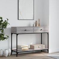 Berkfield Home Console Table Grey Sonoma 100x34.5x75 cm Engineered Wood