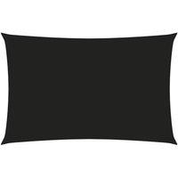 Berkfield Home Sunshade Sail Oxford Fabric Rectangular 2x5 m Black