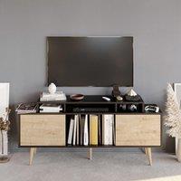 Decorotika Char TV Stand TV Unit for TVs up to 72 inch in Walnut