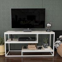 Decorotika Lorin TV Stand TV Unit for TVs up to 55 inch in White