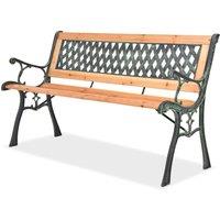 Berkfield Home Garden Bench 122 cm Wood in Brown