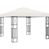 Berkfield Home Gazebo 3x3 m Cream Fabric in Beige