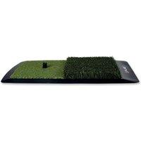 Pure2Improve Golf Hitting Mat Green/Black 60 X 31cm in Green | Size: 60 X 31 cm