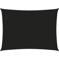 Berkfield Home Sunshade Sail Oxford Fabric Rectangular 3x4.5 m Black