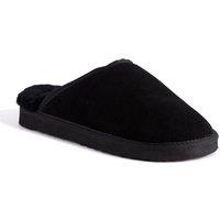 Aus Wooli Australia Sheepskin Wool Slippers in Black | Size: 7