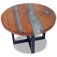 Berkfield Home Coffee Table Teak Resin 60 cm