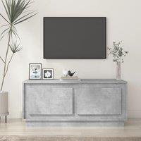 Berkfield Home Coffee Table Concrete Grey 102x50x44 cm Engineered Wood | Size: 102 x 50 x 44 cm