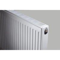 Clifton White Single Convector Panel Type 11 Radiator 500mm (H) x 500mm (W)