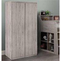 Ashfield Modern Grey Oak 2 Doors Wardrobe