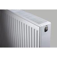 Clifton White Double Convector Panel Type 22 Radiator 500mm (H) x 1400mm (W)