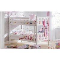 Ashfield Premium Bright White Bunk Bed | Size: Single