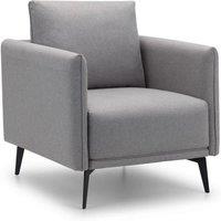 Ashfield Platinum Wool Armchair in Grey